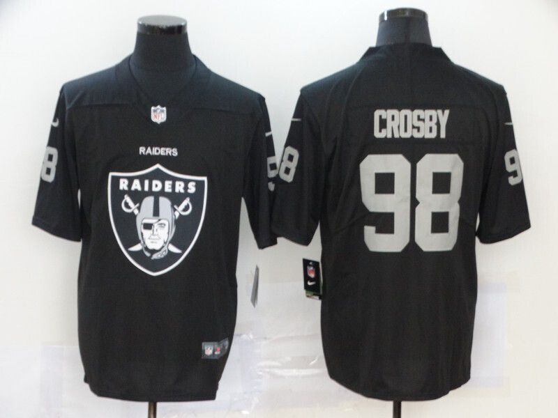 Men 2026 Oakland Raiders #98 Crosby Black Nike Limited NFL Jersey style 001->chicago bears->NFL Jersey